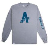 Athletic Brewing Co Long Sleeve T-Shirt - Grey