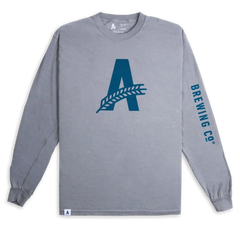 Athletic Brewing Co Long Sleeve T-Shirt - Grey