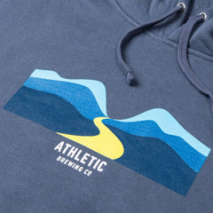 Athletic Brewing Co. Midweight Hoodie - Storm Blue